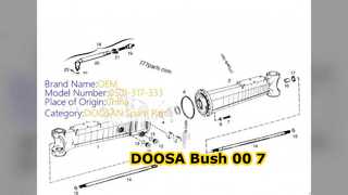 DOOSA Ekskavatör Burcu 00-7- Parçalar