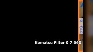 Komatsu Ekskavatör Filtresi 0 7 660