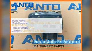 Komatsu Ekskavatör Monitörü 7834 72 2002 Değiştirme