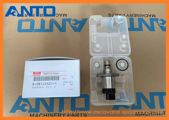 8981455010 8981455011 Solenoid Valf HITACHI ZX180LC-3 için kazıcı yedek parçaları