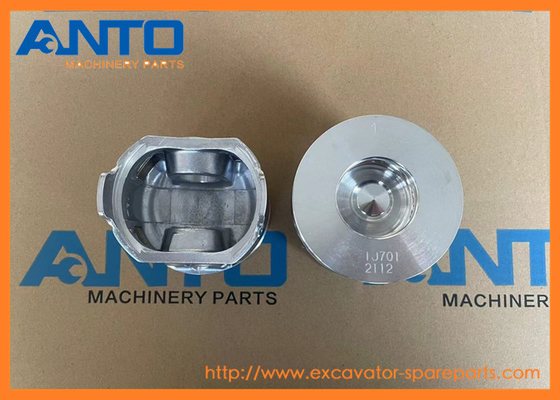 1J701-21112 1J70121112 Piston KUBOTA V2607 KX057-4 için uygun ekskavatör motor parçaları