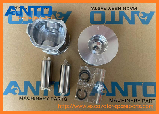 1J701-21112 1J70121112 Piston KUBOTA V2607 KX057-4 için uygun ekskavatör motor parçaları