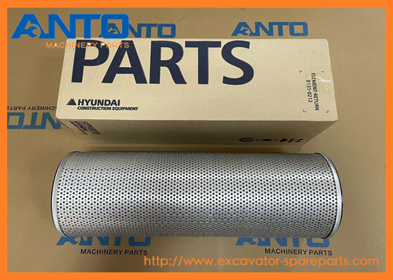 E131-0212 Hidrolik Filtre HYUNDAI R110-7 R140LC-7 için kazıcı yedek parçaları