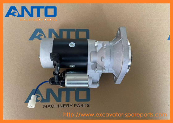 YM129136-77011 Starter Motoru KOMATSU 4D88E-6 PC45R-8 için kazıcı yedek parçaları