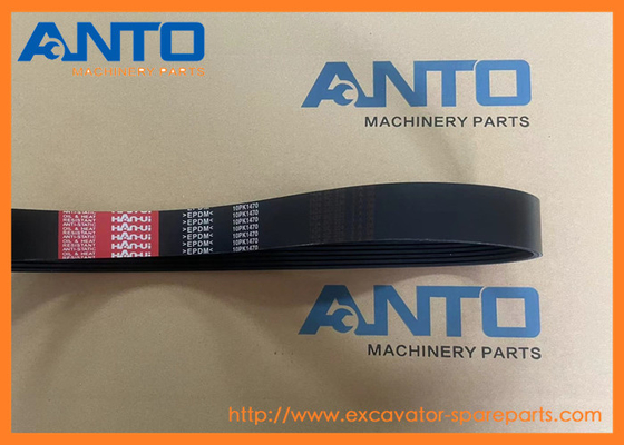 10PK1470 Fan Belt Excavator Parçaları FH13 FM13 D6D D6E D7E için Uygun