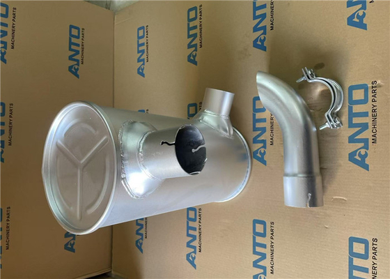 6732-11-5840 6732-11-5550 Muffler KOMATSU S4D102E-1E için kazıcı yedek parçaları