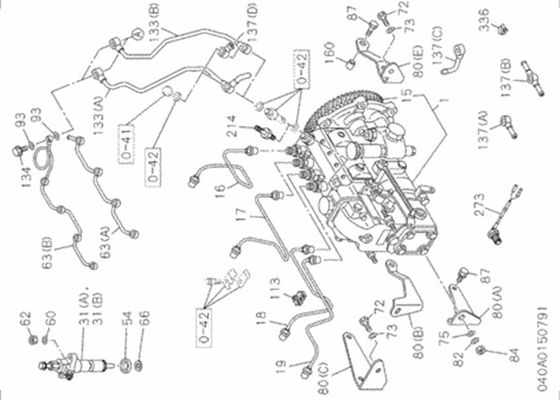 1153113010 1-15311301-0 Hitachi ZX200 ZX110 Enjektör Memesi