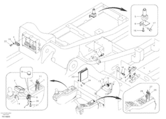 VOE14518349 14518349 Programlı VECU Kontrol Cihazı VOE EC210B