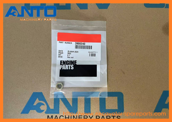 3900240 HYUNDAI R140LC-7 R210LC7 R290LC7 için Hex Nut Kazı Makinesi yedek parçaları